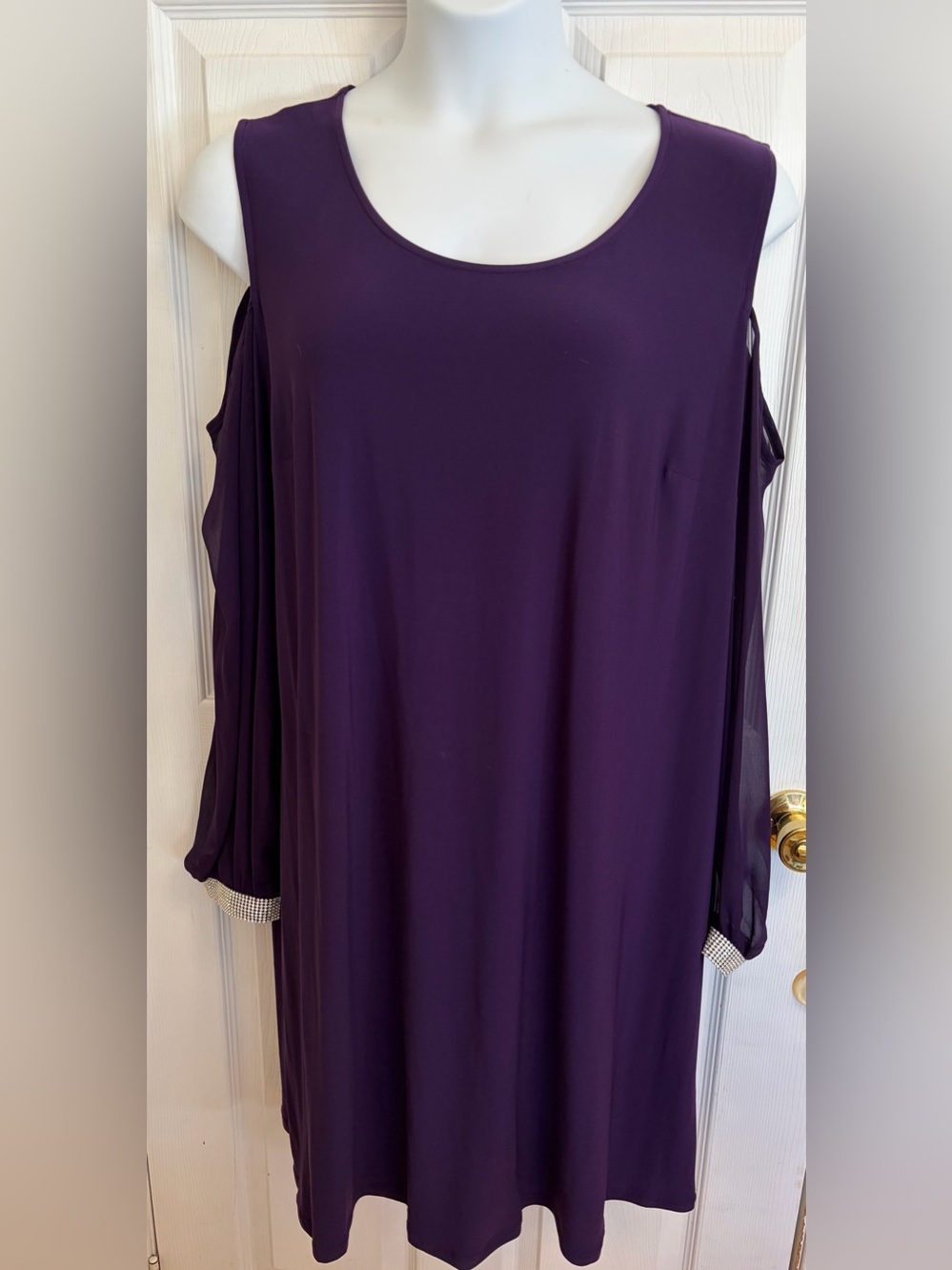 Ricki's Purple Cold-Shoulder Dress